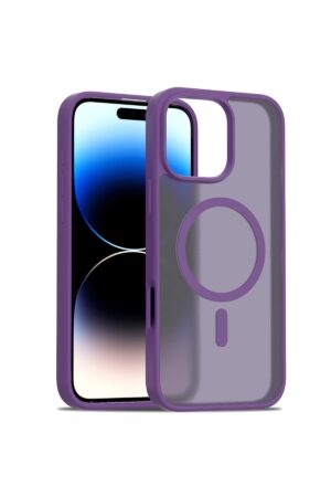 iPhone 16 Pro Max Jota Magsafe Kapak - Derin Mor-(5796)