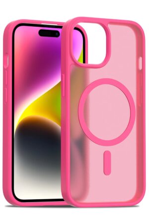 iPhone 15 Jota Magsafe Kapak - Rose-(5796)