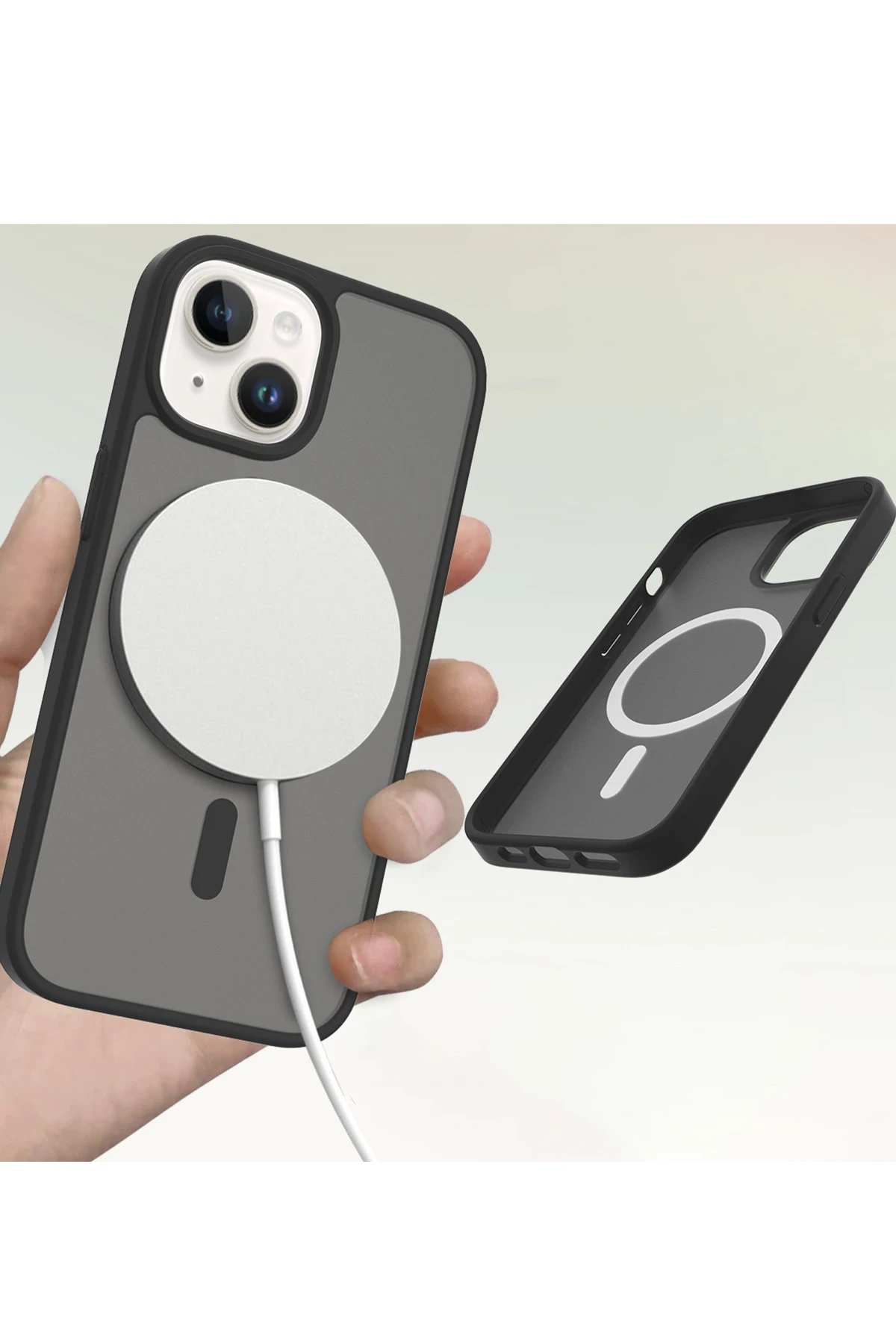 iPhone 15 Jota Magsafe Kapak - Rose-(5796) - Görsel 3