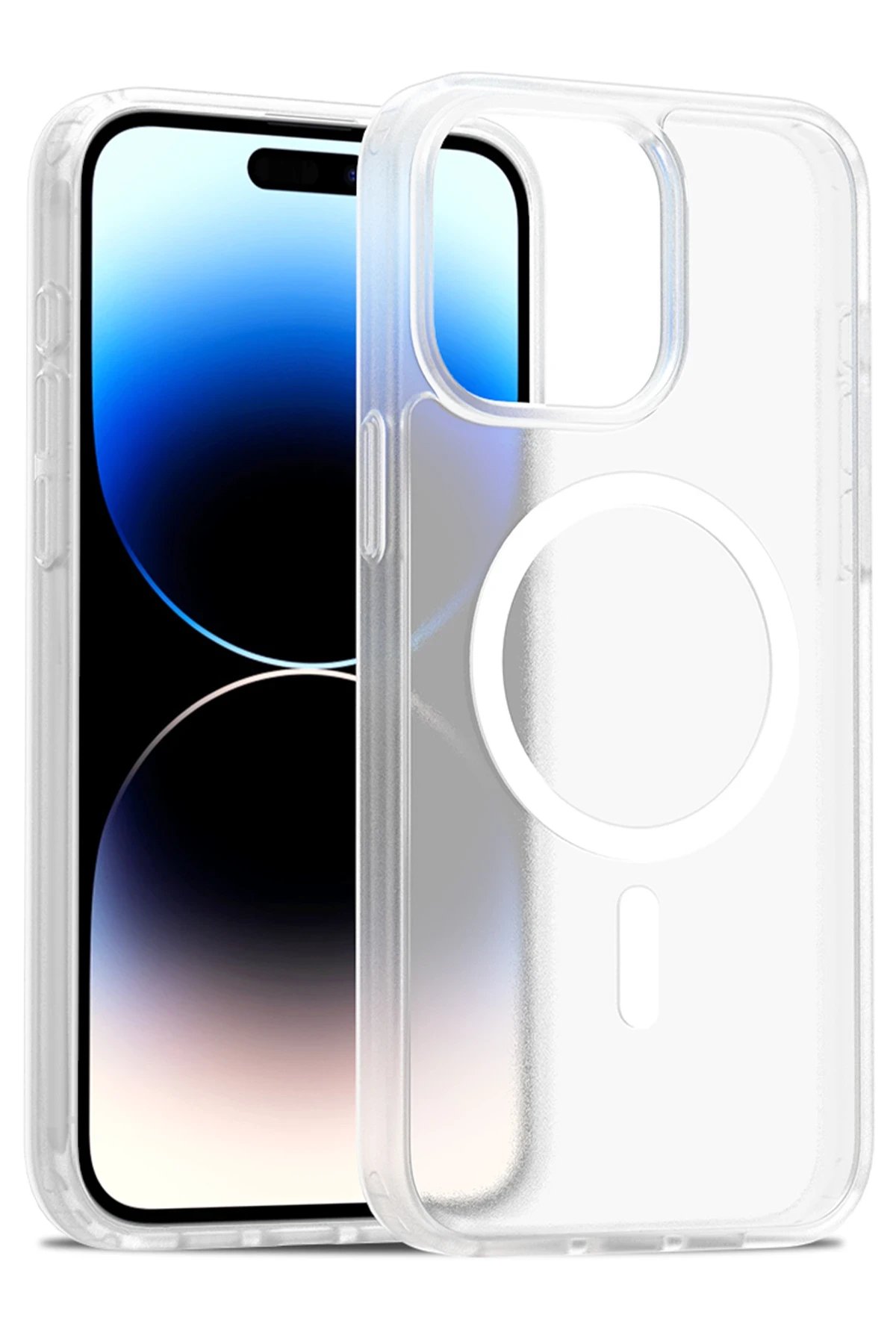 iPhone 15 Pro Jota Magsafe Kapak - Şeffaf-(5796) - Görsel 4