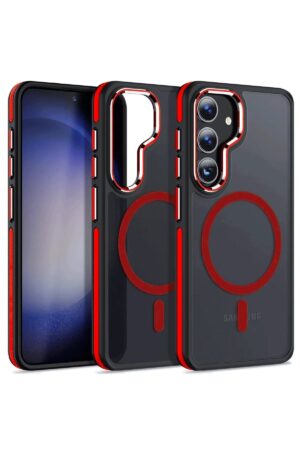Samsung Galaxy S24 Winner Magsafe Kapak - Kırmızı-(5796)