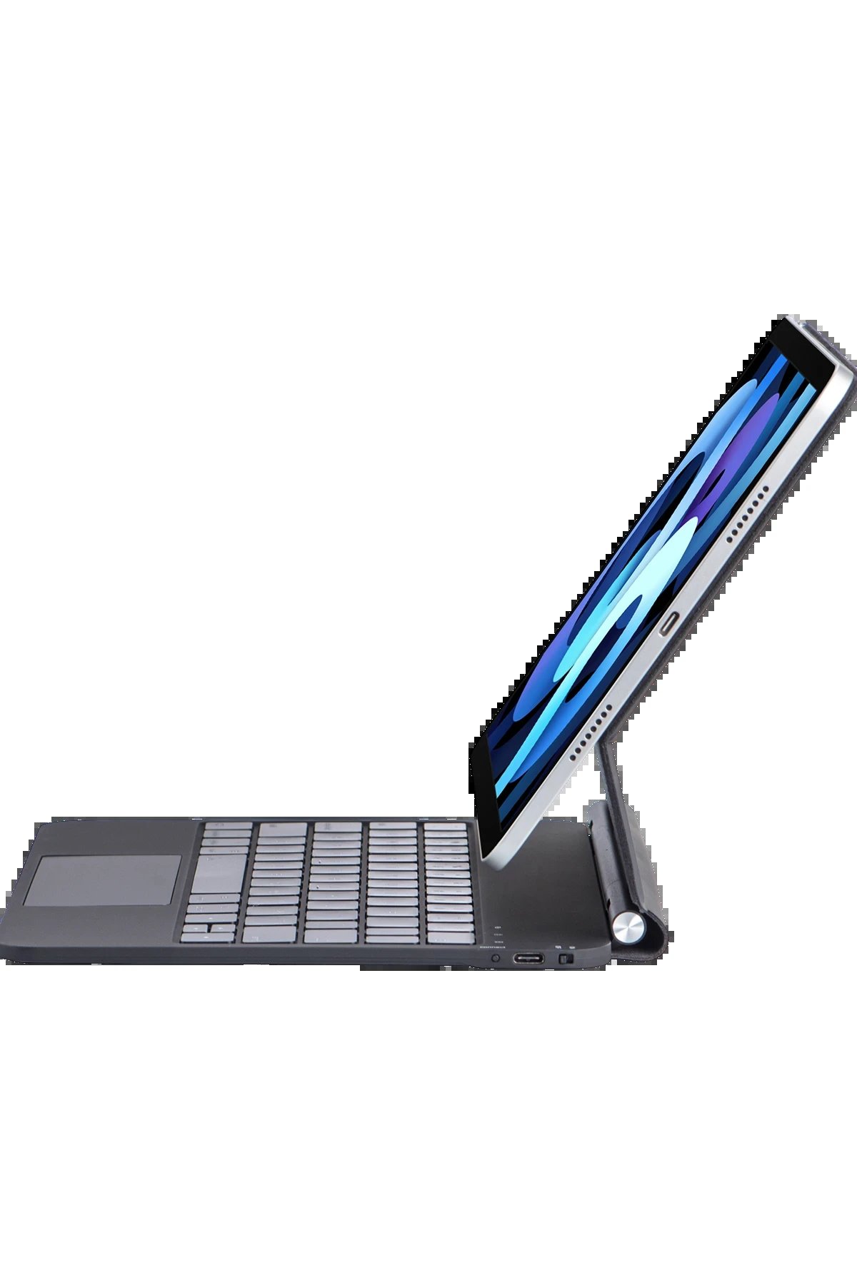 iPad Pro 11 (2024) Kılıf X7P Magic Manyetik Klavyeli Tablet Kılıfı - Siyah-(5796) - Görsel 2