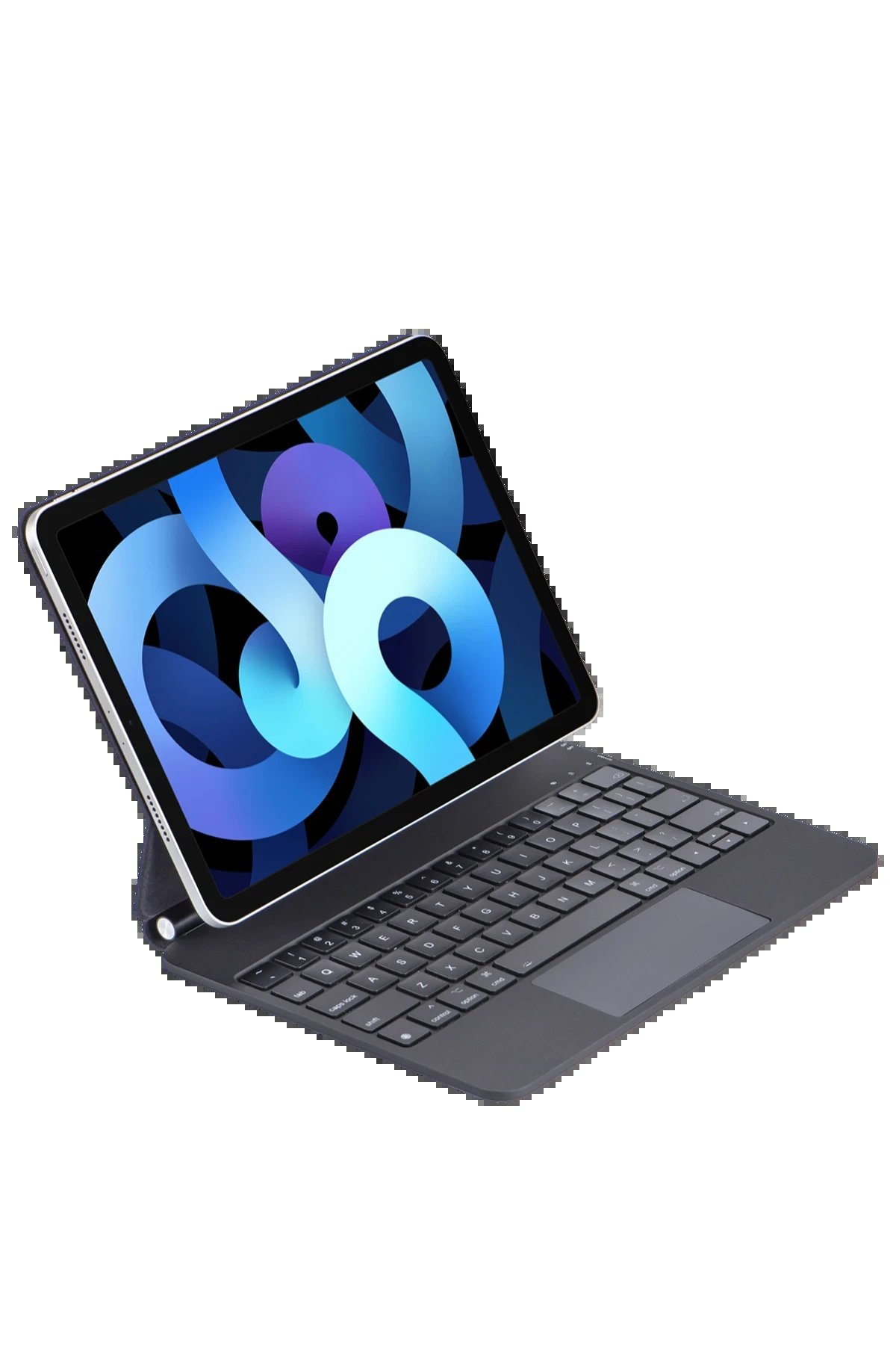 iPad Pro 11 (2024) Kılıf X7P Magic Manyetik Klavyeli Tablet Kılıfı - Siyah-(5796) - Görsel 4