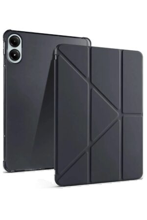 Xiaomi Redmi Pad Pro 12.1 Kılıf Kalemlikli Mars Tablet Kılıfı - Siyah-(5796)