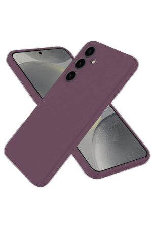 Samsung Galaxy A06 Kılıf First Silikon - Mürdüm-(5796)