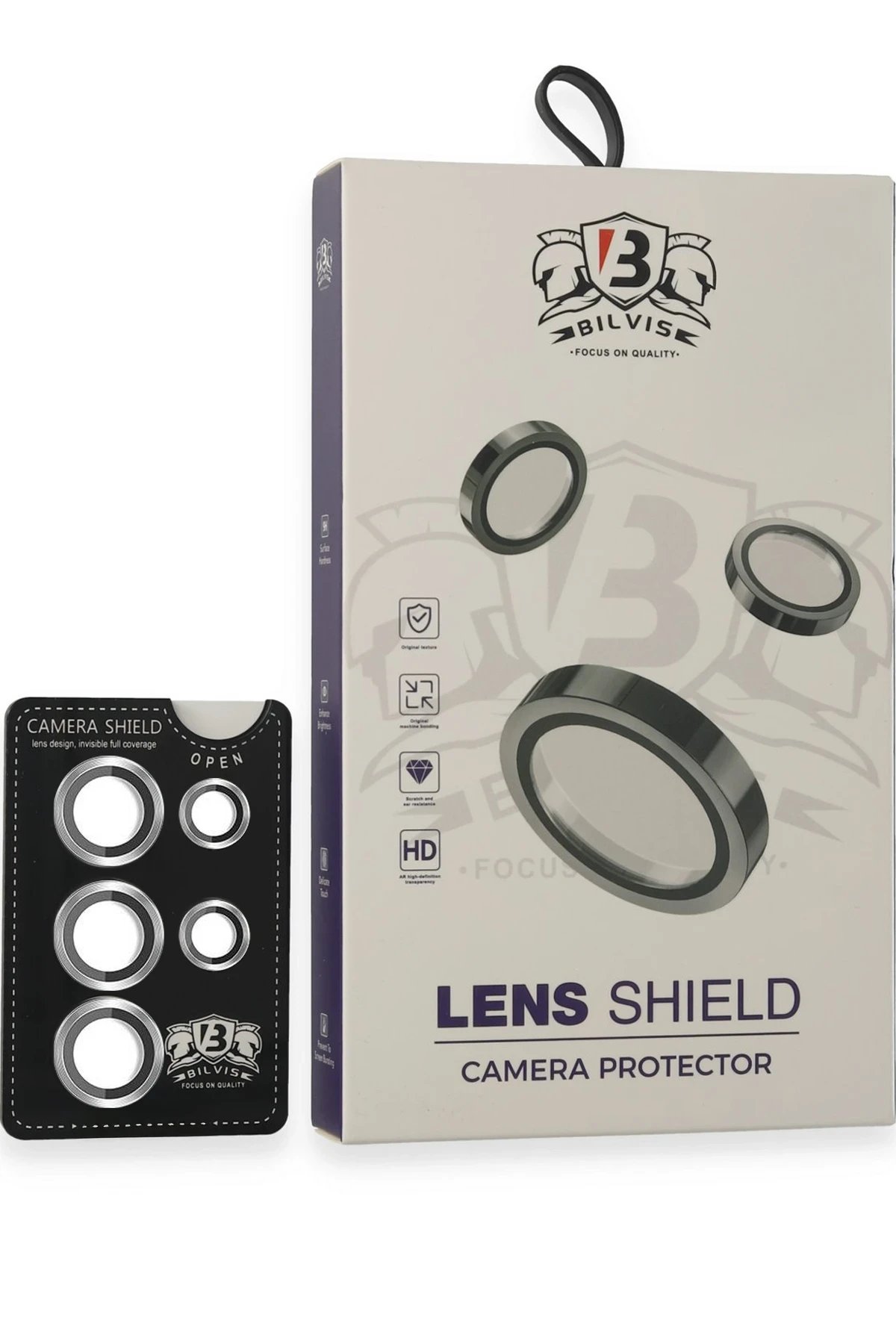 Samsung Galaxy S25 Ultra Bilvis Titan Kamera Lens - Gümüş-(5796)