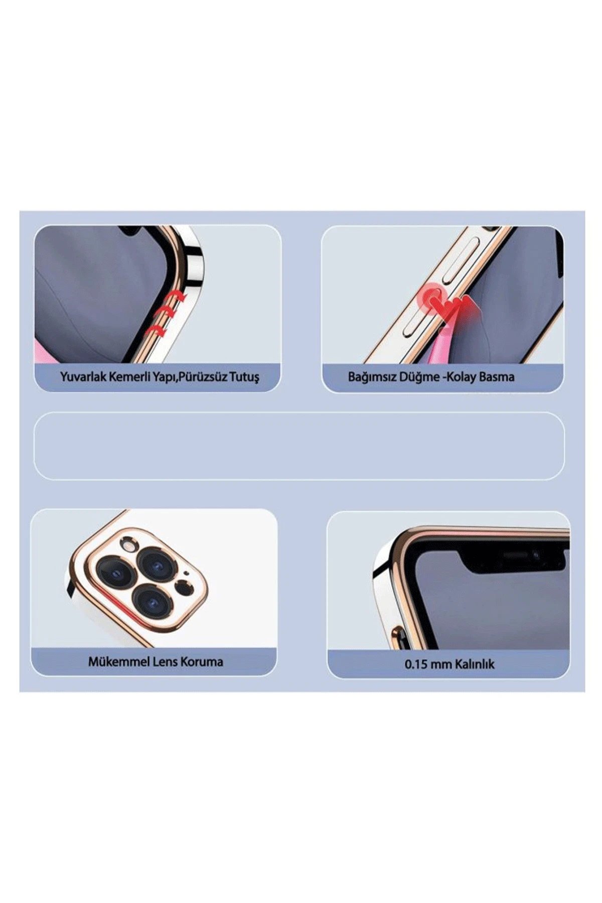 Samsung Galaxy S25 Kılıf Volet Silikon - Pembe-(5796) - Görsel 3