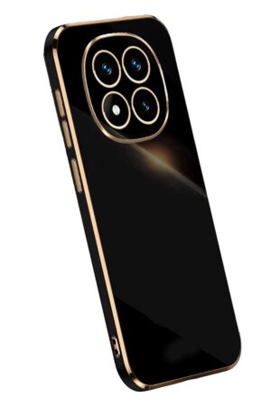 Xiaomi Redmi Note 14 Pro 5G Kılıf Volet Silikon - Siyah-(5796)