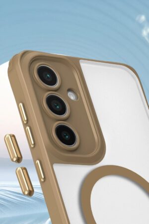 Samsung Galaxy S25 Plus Kılıf Enka Magsafe Silikon Kılıf - Lacivert-(5796)