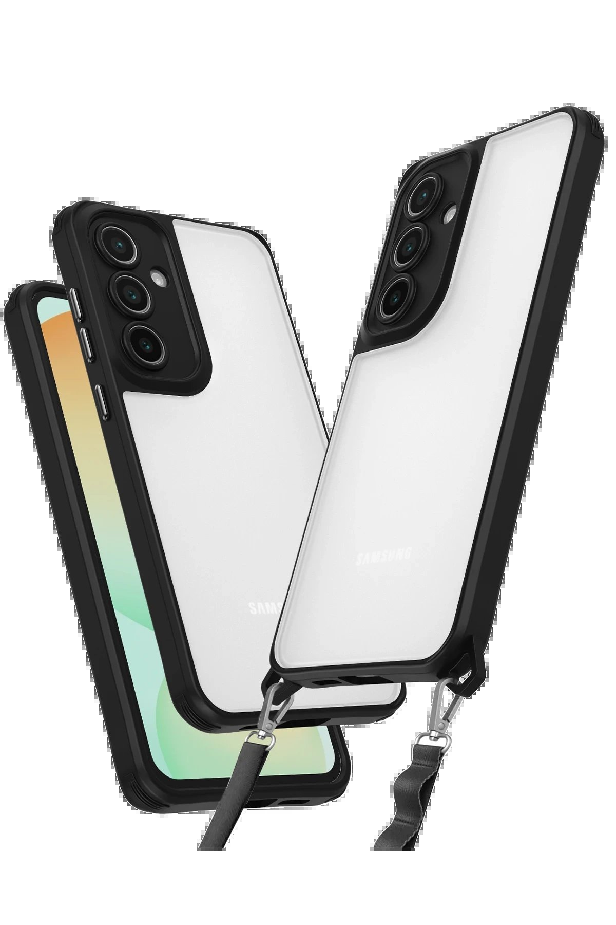 Samsung Galaxy A14 4G Kılıf Penta Silikon Kılıf - Siyah-(5796)