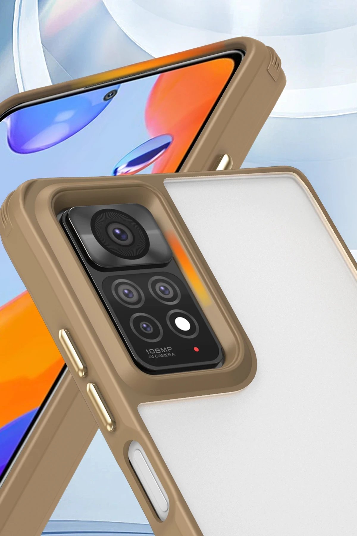 Xiaomi Redmi Note 11 Pro Kılıf Penta Silikon Kılıf - Lacivert-(5796) - Görsel 2