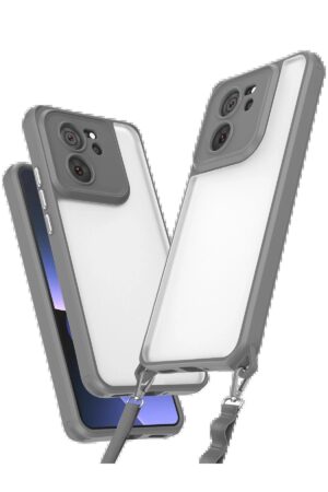 Xiaomi Mi 13T Pro Kılıf Penta Silikon Kılıf - Titan Gri-(5796)