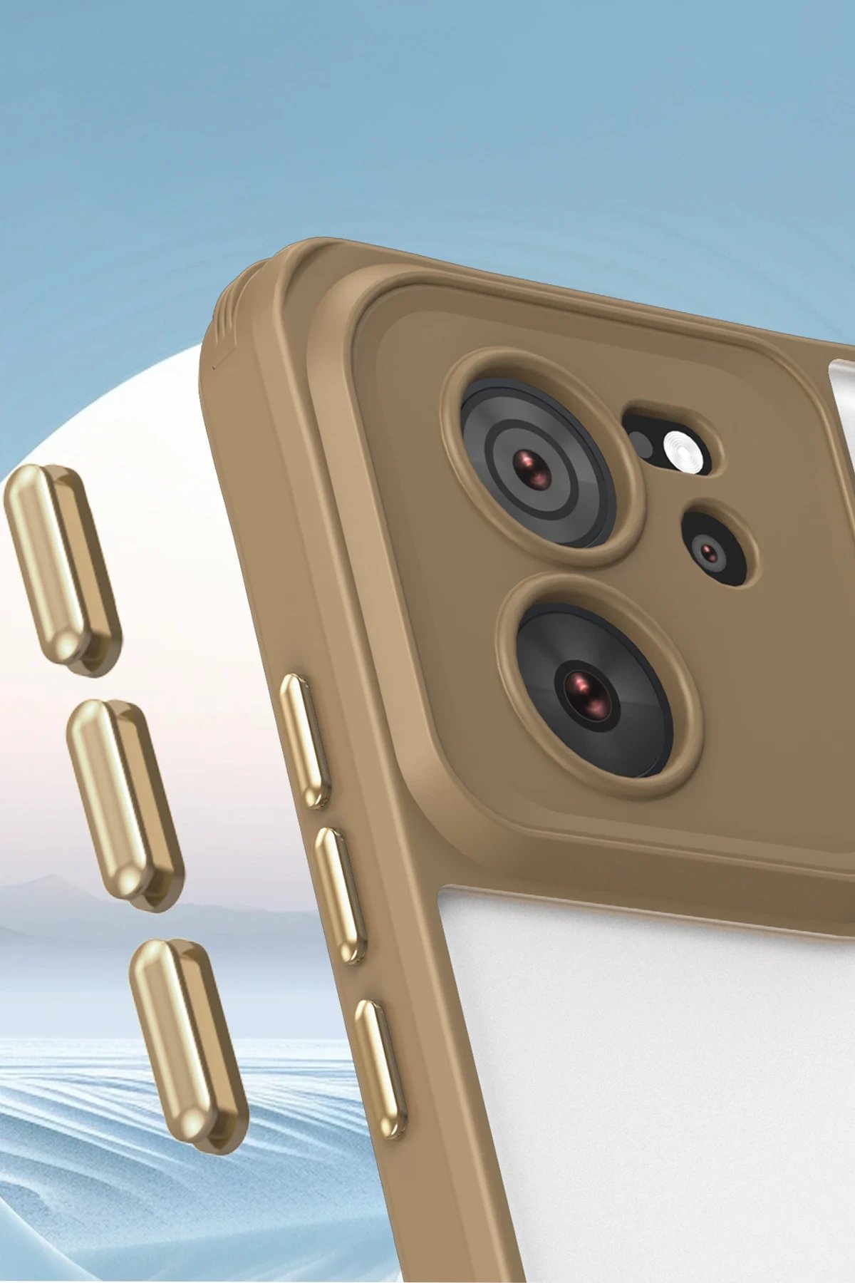 Xiaomi Mi 13T Pro Kılıf Penta Silikon Kılıf - Titan Gri-(5796) - Görsel 2