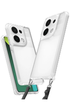 Xiaomi Redmi Note 13 Pro 5G Kılıf Penta Silikon Kılıf - Şeffaf-(5796)