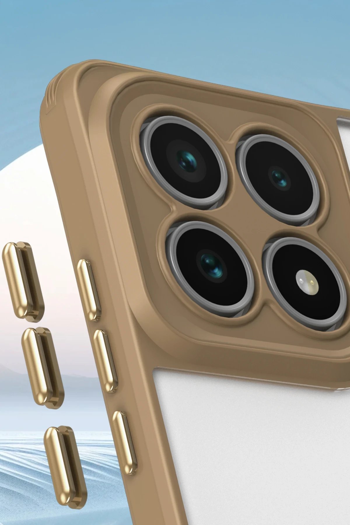 Xiaomi Mi 14T Pro Kılıf Penta Silikon Kılıf - Şeffaf-(5796) - Görsel 2