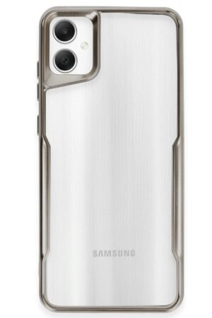 Samsung Galaxy A06 Kılıf Boyi Silikon Kapak - Titan Gri-(5796)