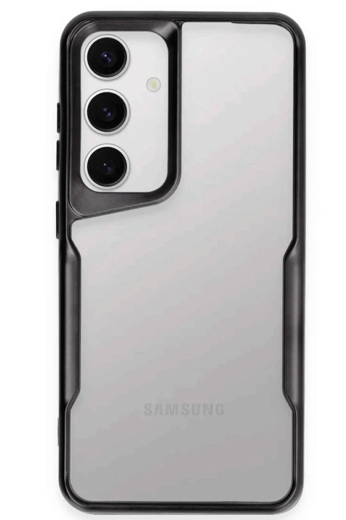 Samsung Galaxy A26 Kılıf Boyi Silikon Kapak - Siyah-(5796) - Görsel 2