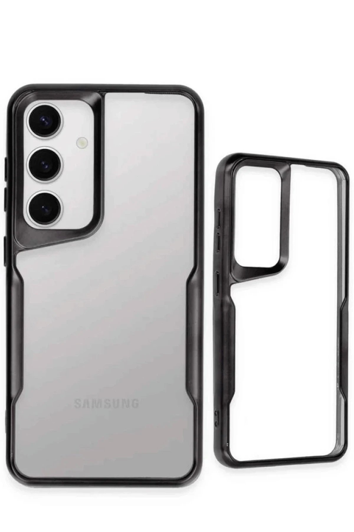 Samsung Galaxy A26 Kılıf Boyi Silikon Kapak - Siyah-(5796) - Görsel 3