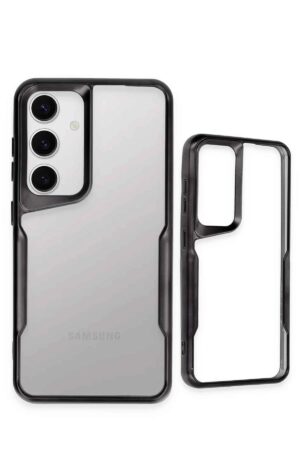 Samsung Galaxy A36 Kılıf Boyi Silikon Kapak - Siyah-(5796)