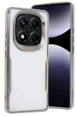 Xiaomi Redmi Note 14 Pro 4G Kılıf Boyi Silikon Kapak - Titan Gri-(5796)