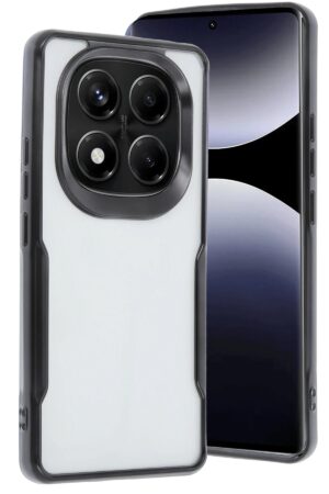 Xiaomi Redmi Note 14 Pro Plus Kılıf Boyi Silikon Kapak - Siyah-(5796)