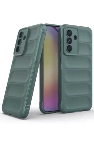 Samsung Galaxy A26 Kılıf Optimum Silikon - Koyu Yeşil-(5796)