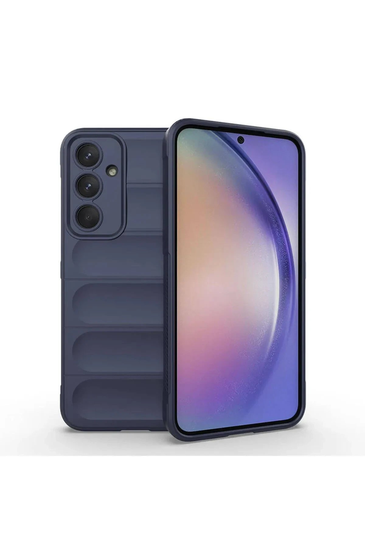 Samsung Galaxy A26 Kılıf Optimum Silikon - Lacivert-(5796) - Görsel 2