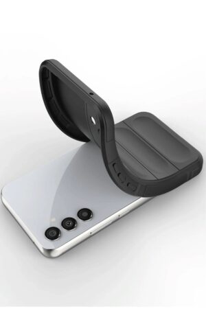 Samsung A56 Kılıf Optimum Silikon - Siyah-(5796)