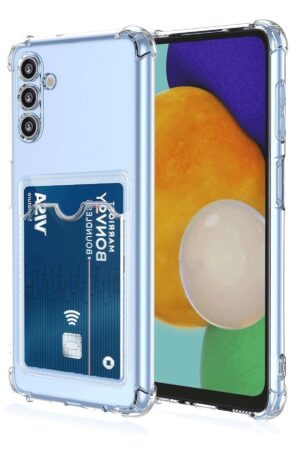 Samsung Galaxy A26 Kılıf Kart Şeffaf Silikon - Şeffaf-(5796)