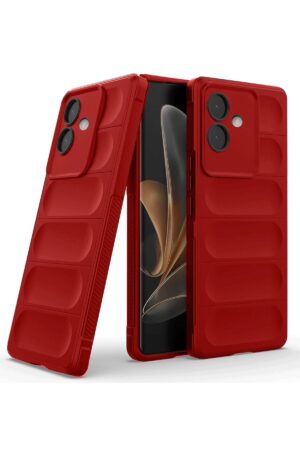 Oppo A3 Kılıf Optimum Silikon - Kırmızı-(5796)