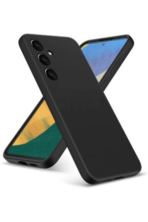 Samsung Galaxy A36 Kılıf Nano içi Kadife Silikon - Siyah-(5796)