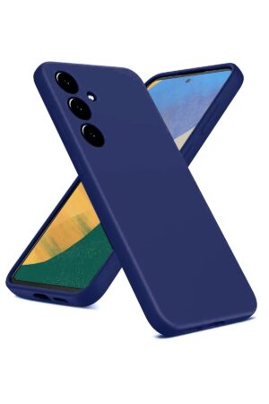 Samsung Galaxy A36 Kılıf Nano içi Kadife Silikon - Lacivert-(5796)