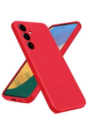 Samsung Galaxy A36 Kılıf Nano içi Kadife Silikon - Kırmızı-(5796)