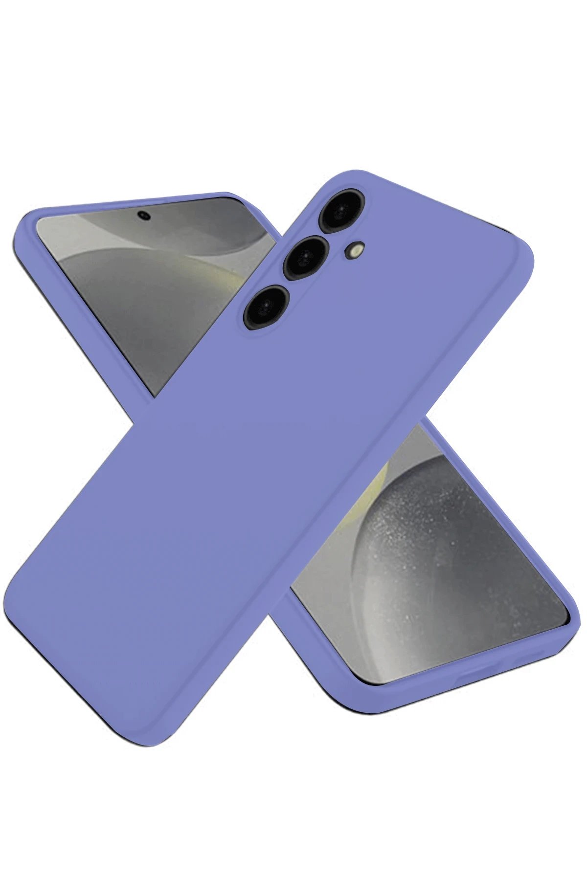 Samsung Galaxy A56 Kılıf Nano içi Kadife Silikon - Lila-(5796)