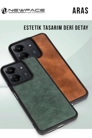 Samsung Galaxy A26 Kılıf Aras Deri Kapak - Kırmızı-(5796)