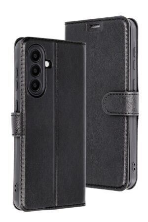 Samsung Galaxy A26 Kılıf Trend S Plus Kapaklı Kılıf - Siyah-(5796)