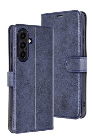 Samsung Galaxy A26 Kılıf Trend S Plus Kapaklı Kılıf - Lacivert-(5796)