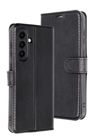 Samsung Galaxy A36 Kılıf Trend S Plus Kapaklı Kılıf - Siyah-(5796)