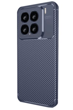 Xiaomi Mi 15 Kılıf Auto Focus Karbon Kapak - Lacivert-(5796)