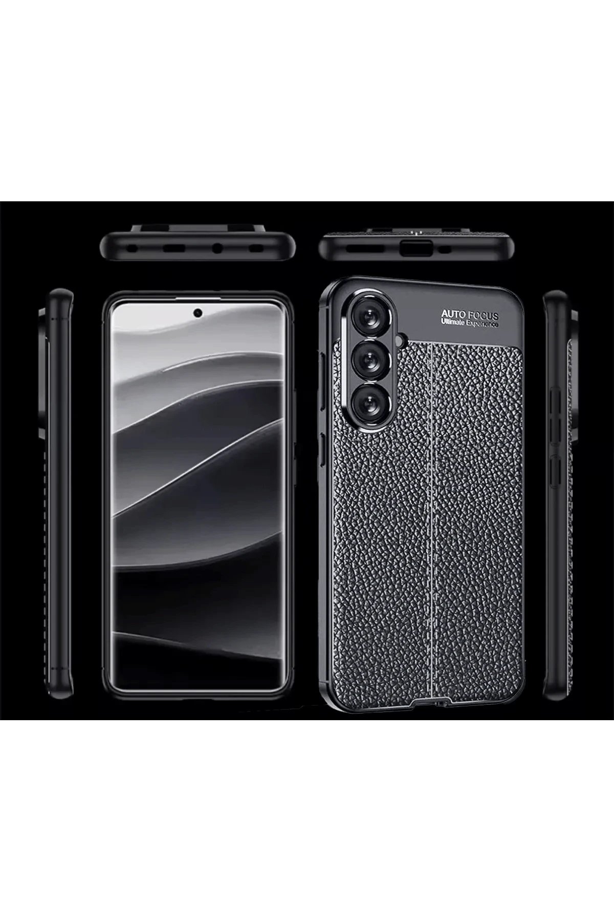 Samsung A56 Kılıf Auto Focus Kapak - Lacivert-(5796)