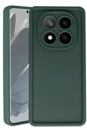 Xiaomi Redmi Note 14 Pro 5G Kılıf Viera Silikon - Koyu Yeşil-(5796)