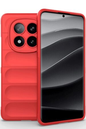 Xiaomi Redmi Note 14 Pro 5G Kılıf Optimum Silikon - Kırmızı-(5796)