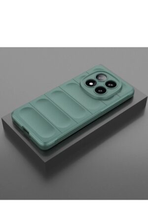 Xiaomi Redmi Note 14 Pro 5G Kılıf Optimum Silikon - Koyu Yeşil-(5796)