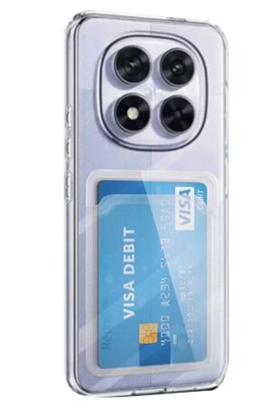 Xiaomi Redmi Note 14 Pro 5G Kılıf Kart Şeffaf Silikon - Şeffaf-(5796)
