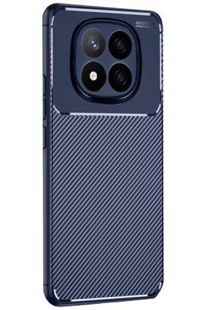 Xiaomi Redmi Note 14 Pro 5G Kılıf Auto Focus Karbon Kapak - Lacivert-(5796)