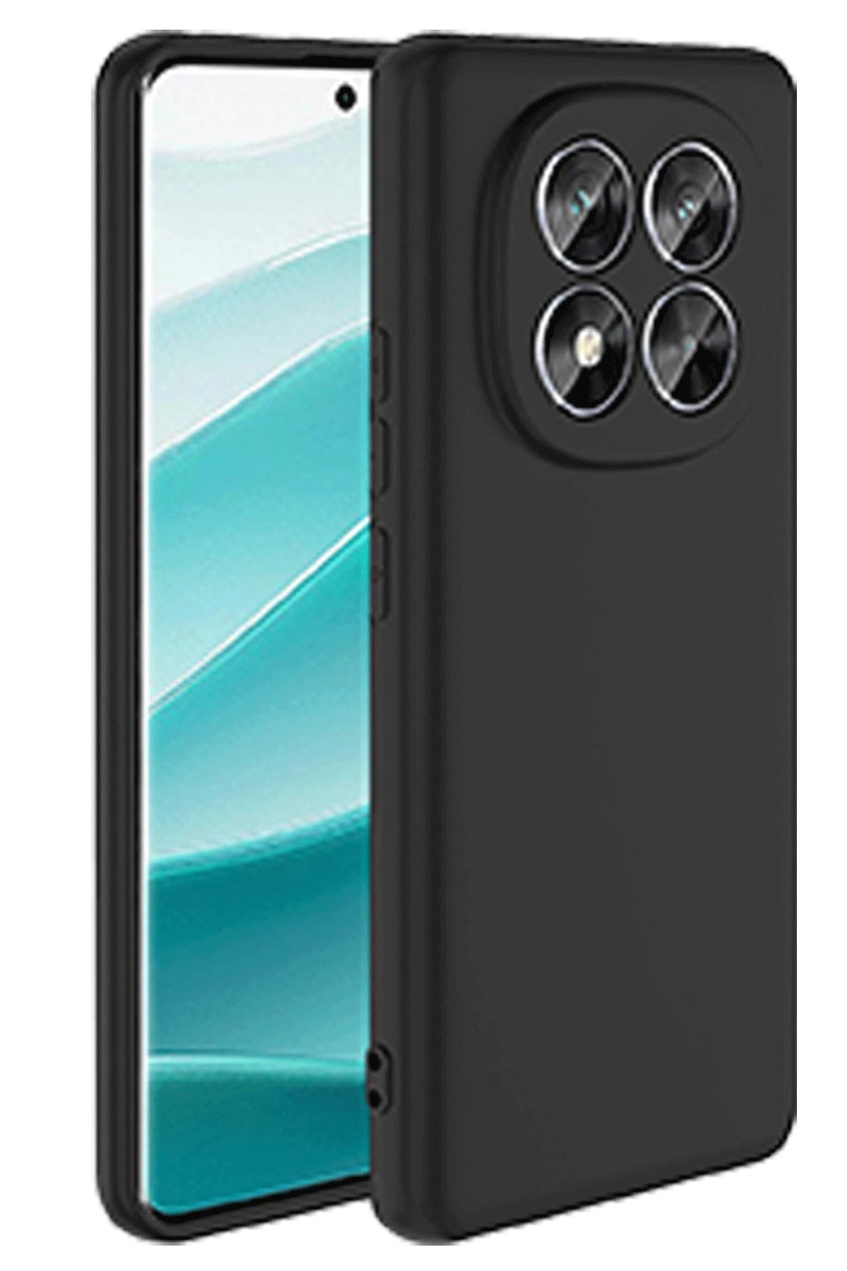 Xiaomi Redmi Note 14 Pro 5G Kılıf First Silikon - Siyah-(5796)