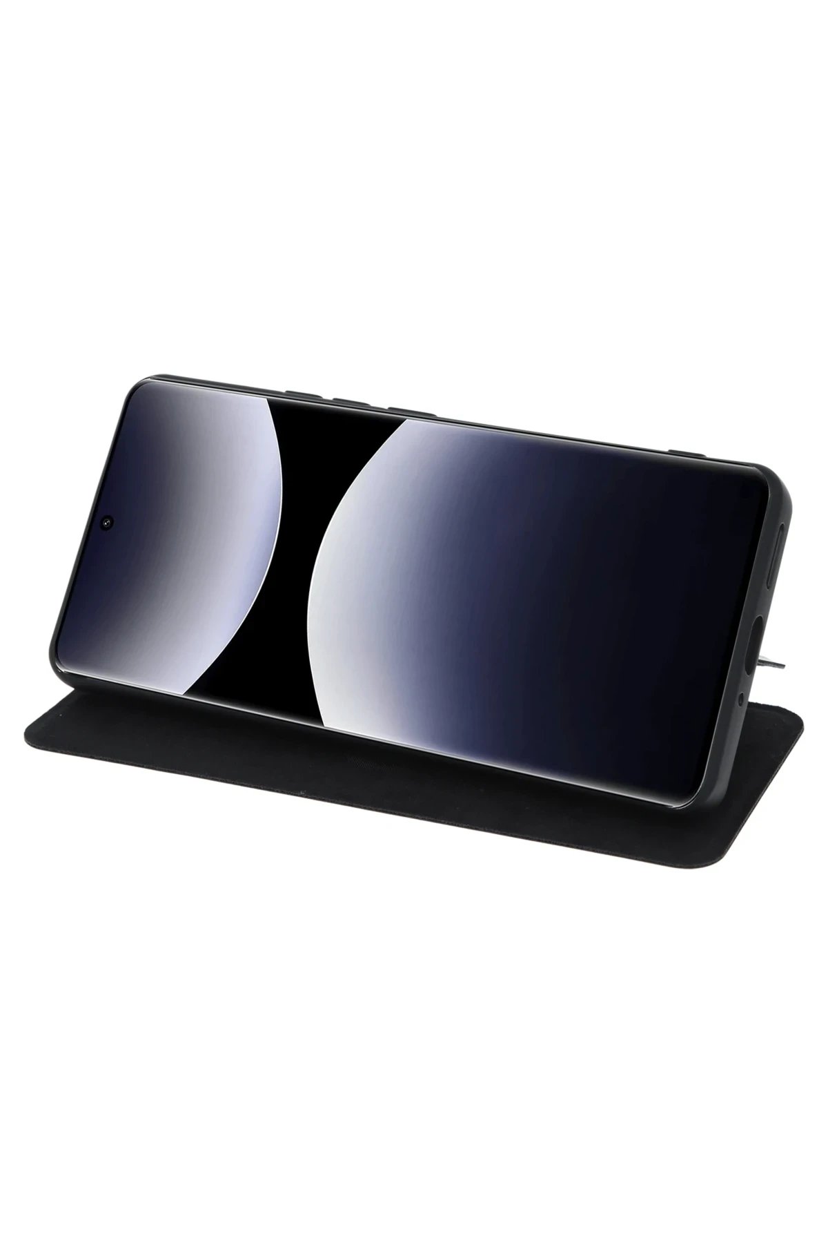 Xiaomi Redmi Note 14 Pro 5G Kılıf Flip Cover - Siyah-(5796) - Görsel 2