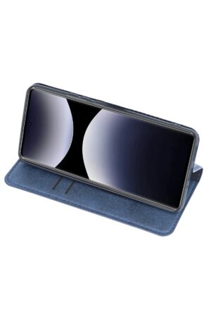 Xiaomi Redmi Note 14 Pro 5G Kılıf Trend S Plus Kapaklı Kılıf - Lacivert-(5796)