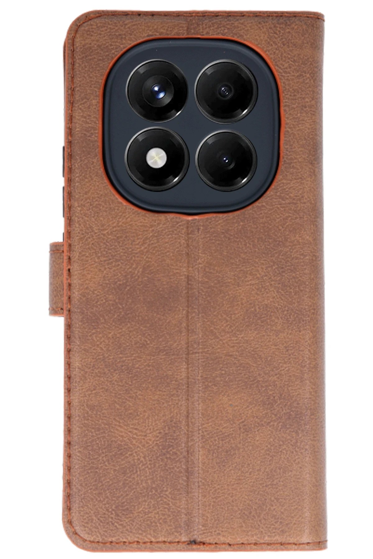 Xiaomi Redmi Note 14 Pro 5G Kılıf Trend S Plus Kapaklı Kılıf - Taba-(5796)