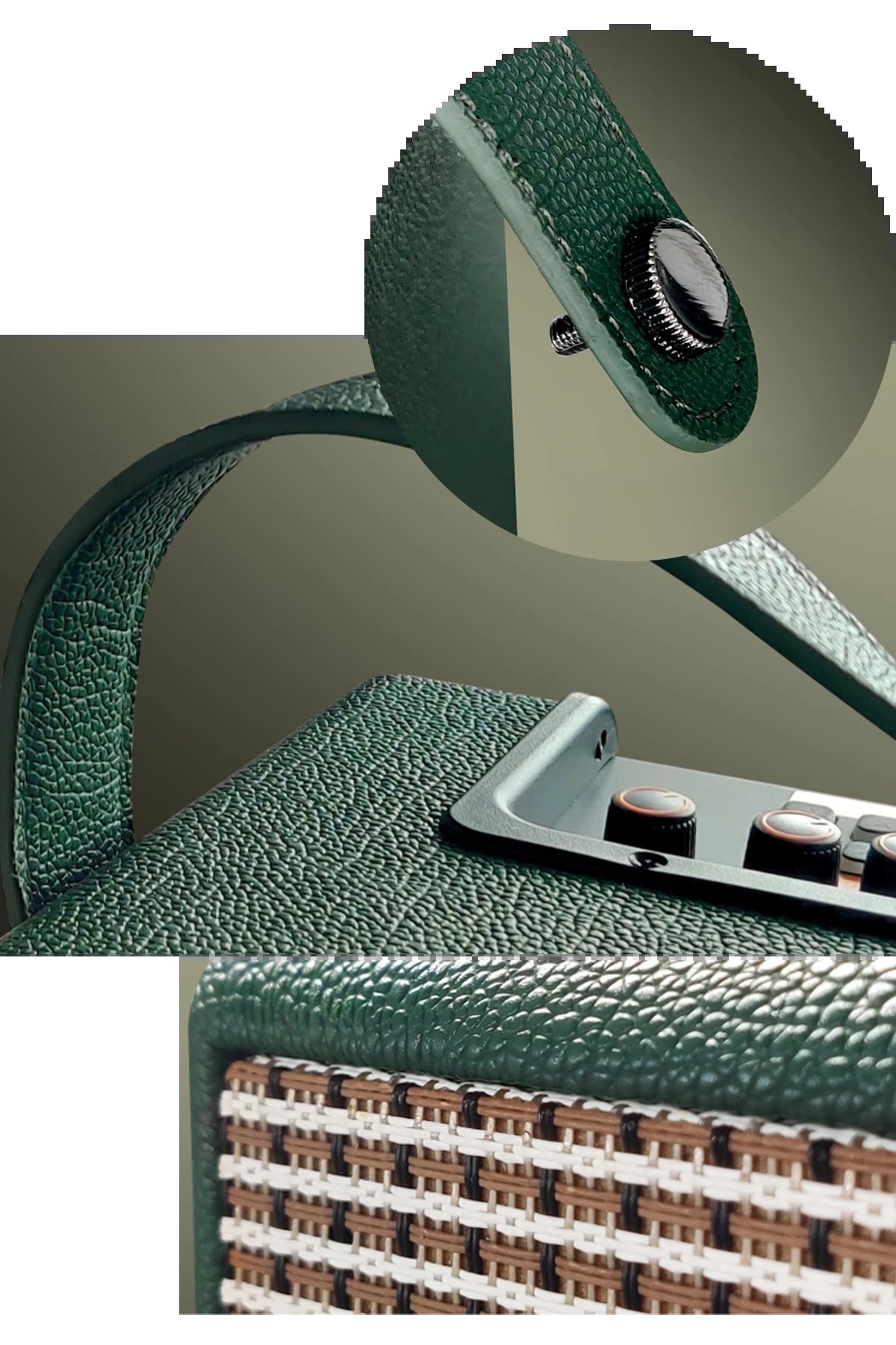 F31 50W Sürücülü 2 Adet Mikrofonlu BT 5.2 Kablosuz Hoparlör - Turuncu-(5796) - Görsel 4